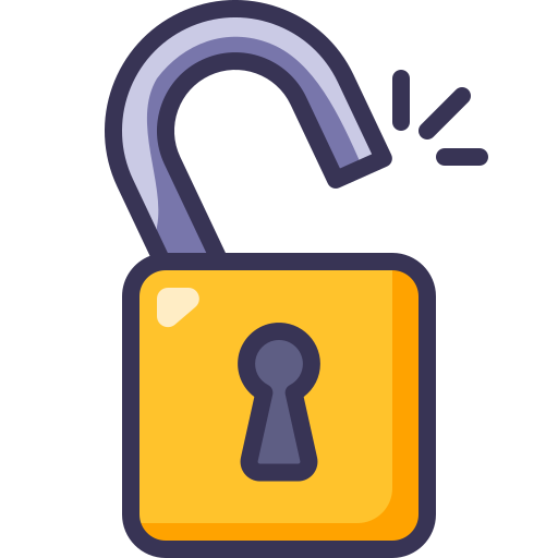 Unlocked - Free security icons