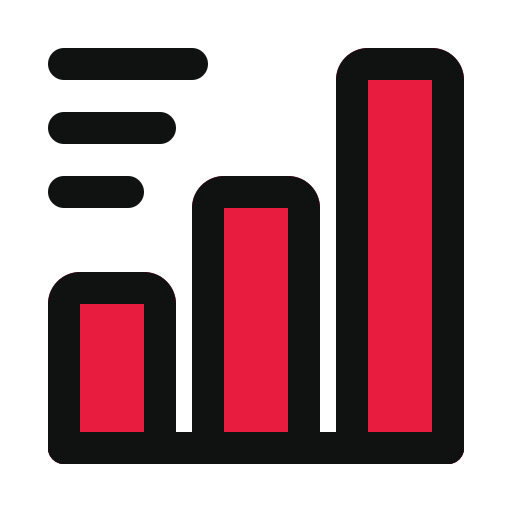 gráfico de crecimiento icono gratis