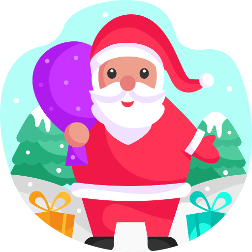 papá noel icono gratis