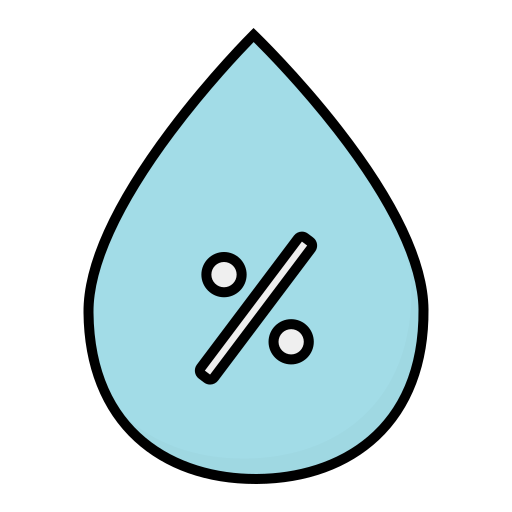 Humidity Generic Outline Color icon