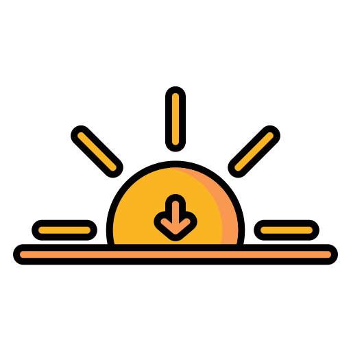 Закат бесплатно иконка