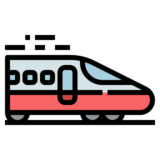 Shinkansen Generic Outline Color icon