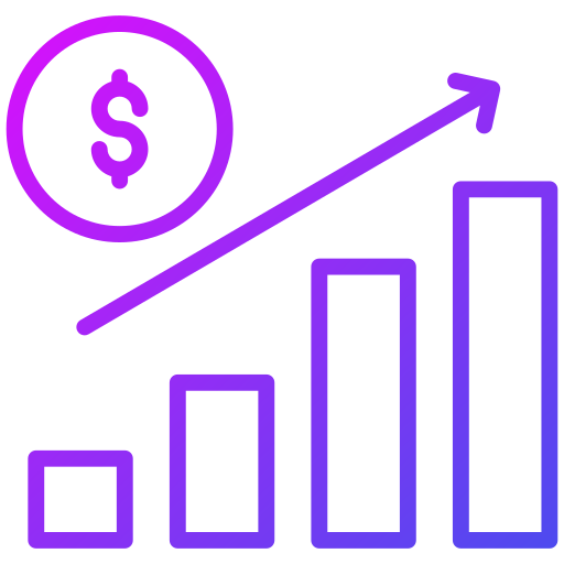 Profit growth Generic Gradient icon