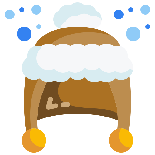 sombrero de invierno icono gratis