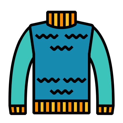 Sweater Generic Outline Color icon