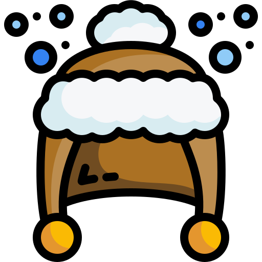 sombrero de invierno icono gratis