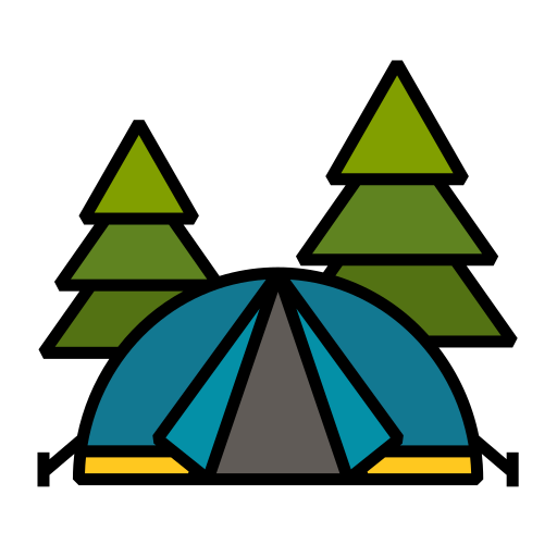 Camping Generic Outline Color icon