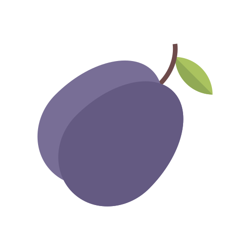 Plum - Free food icons