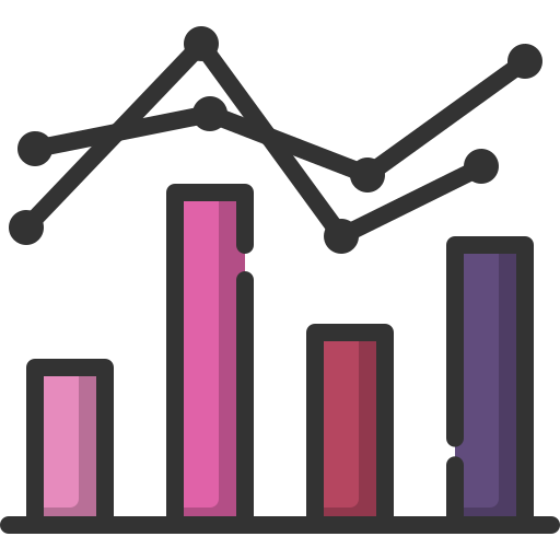 gráfico de crecimiento icono gratis