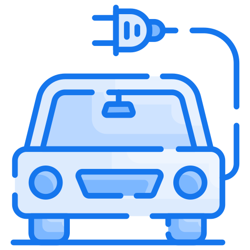 coche eléctrico icono gratis