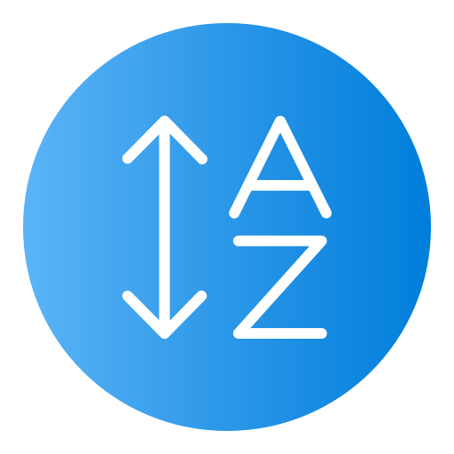 clasificar icono gratis