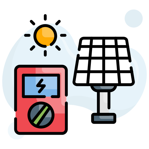 energía solar icono gratis