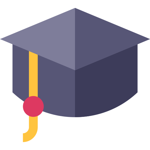 chapéu de graduação grátis ícone