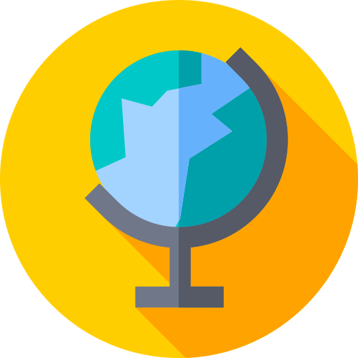 Geography Flat Circular Flat icon