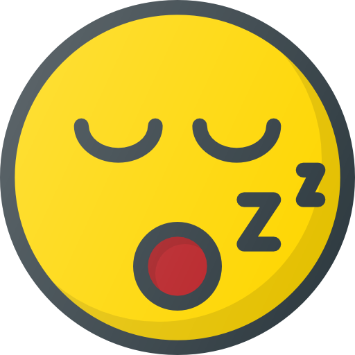 Sleeping Those icons Lineal Color icon