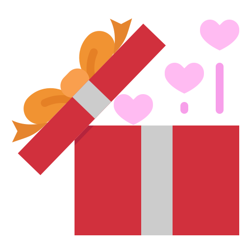 caja de regalo icono gratis