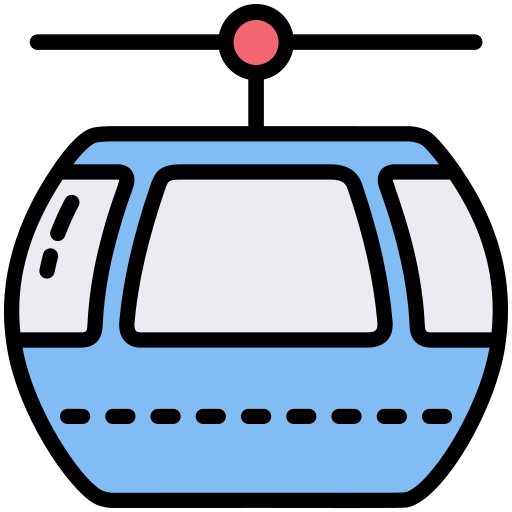 teleférico icono gratis