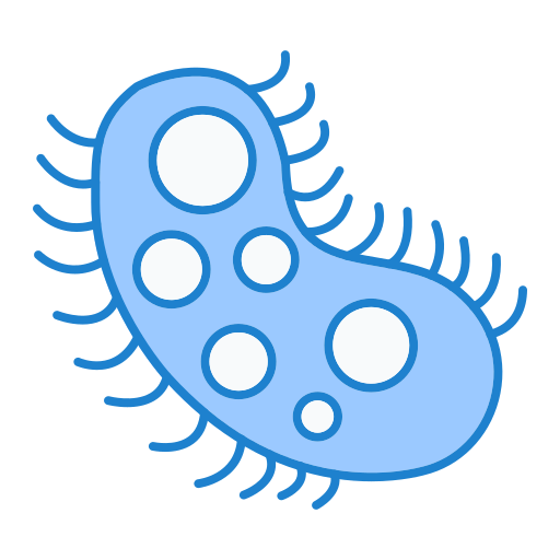 Bacteria Generic Blue icon