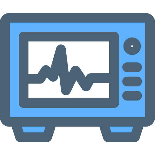 monitor de ecg icono gratis