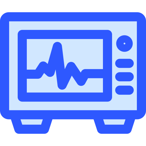 monitor de ecg icono gratis