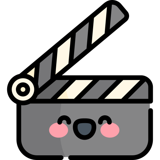 Screenplay Kawaii Lineal color icon