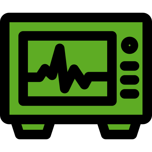 monitor de ecg icono gratis