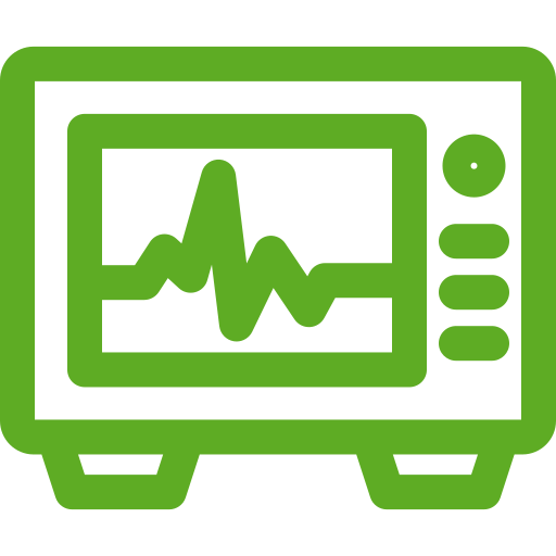 monitor de ecg icono gratis