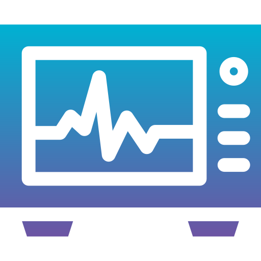 monitor de ecg icono gratis