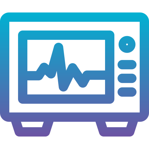 monitor de ecg icono gratis