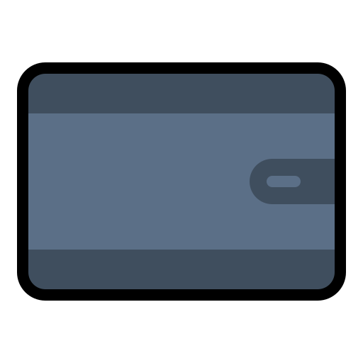 Wallet Generic Outline Color icon