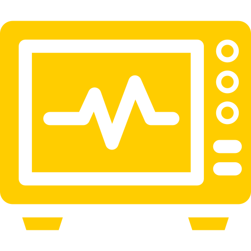 monitor de ecg icono gratis