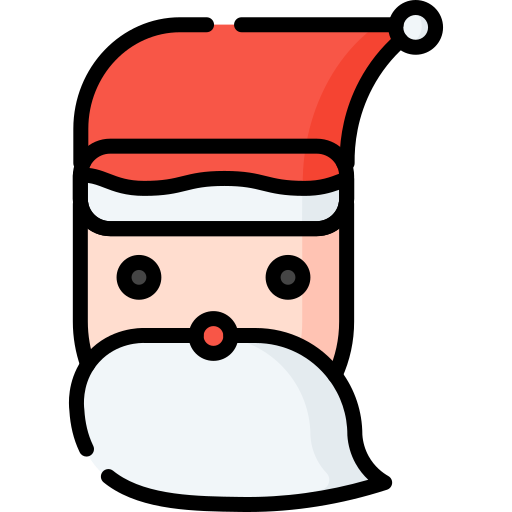 papá noel icono gratis