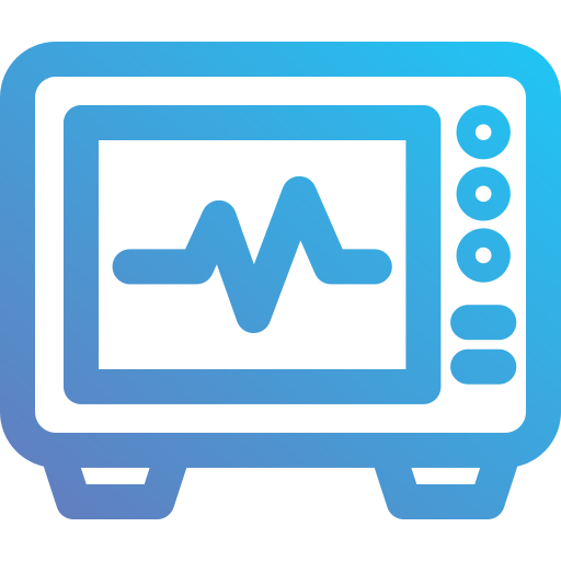 monitor de ecg icono gratis