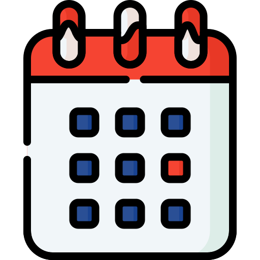 calendário grátis ícone