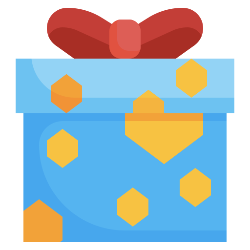 caja de regalo icono gratis