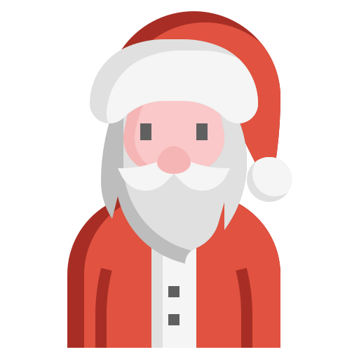 papá noel icono gratis