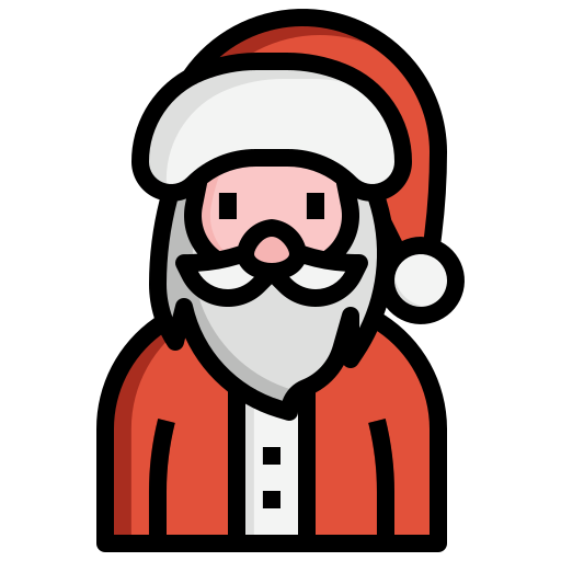 papá noel icono gratis