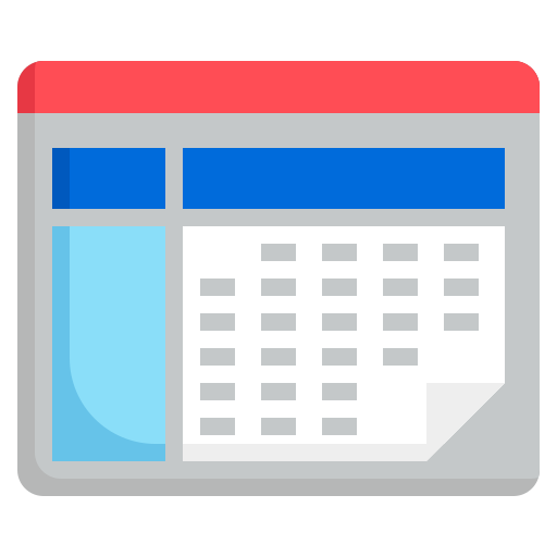 fecha del calendario icono gratis