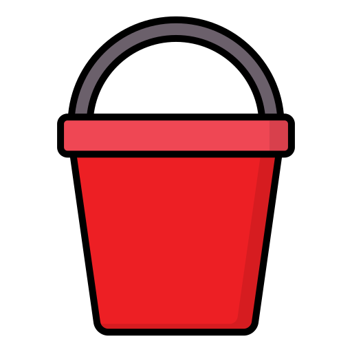 Bucket Generic Outline Color icon