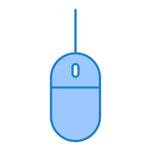 Mouse Generic Blue icon