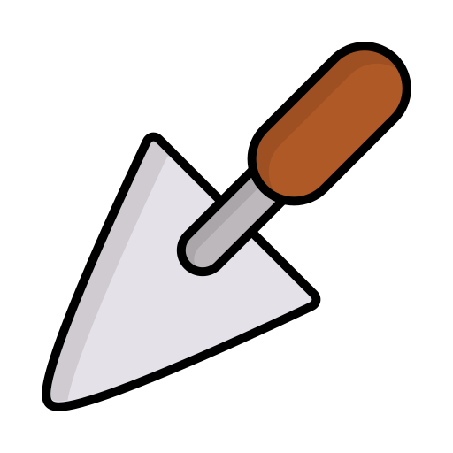 Trowel Generic Outline Color icon