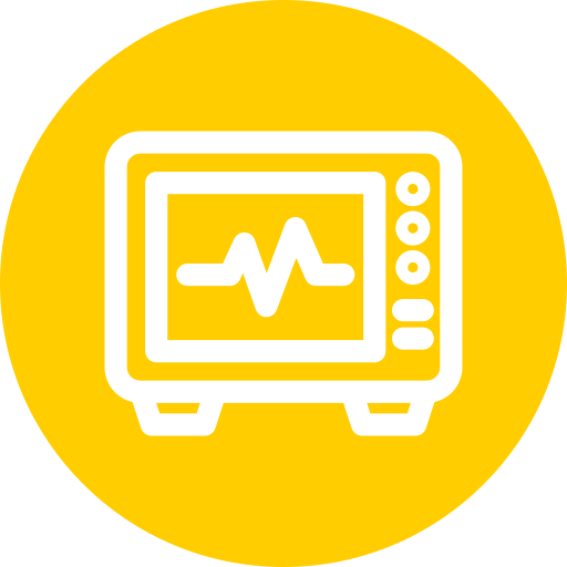 monitor de ecg icono gratis