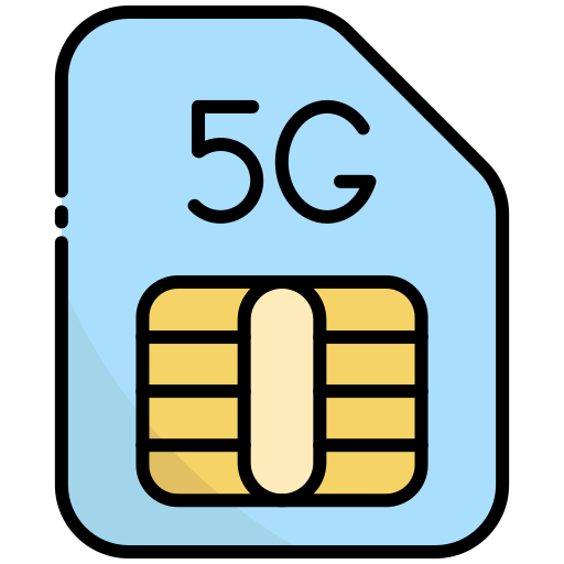 Sim card Generic Outline Color icon