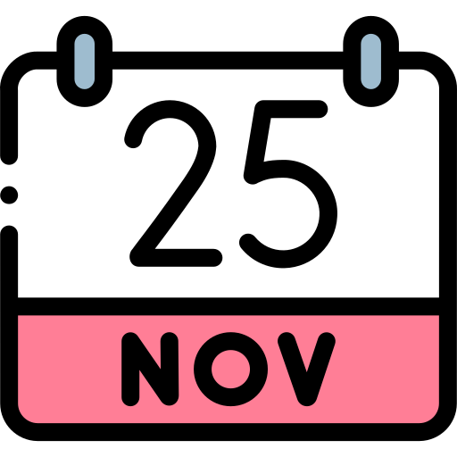 November - Free time and date icons