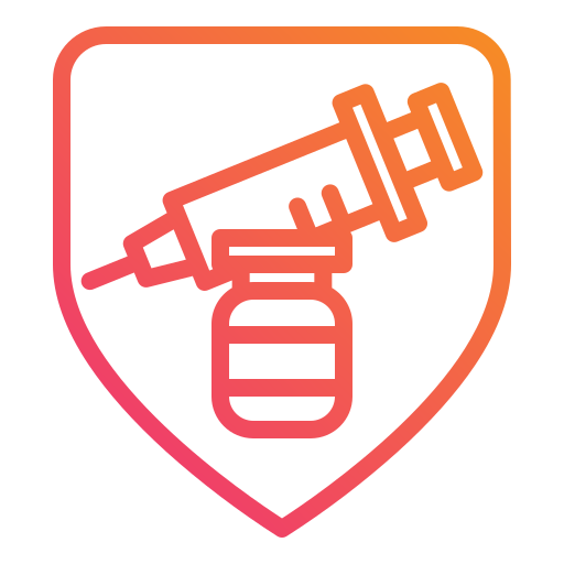 Vaccine free icon
