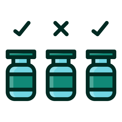 Vaccine free icon Vaccine free icon