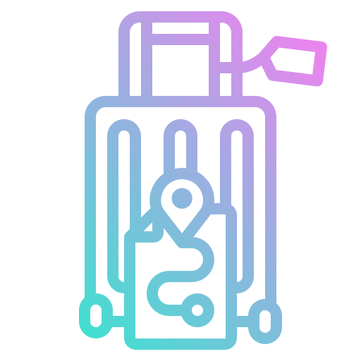 equipaje de viaje icono gratis