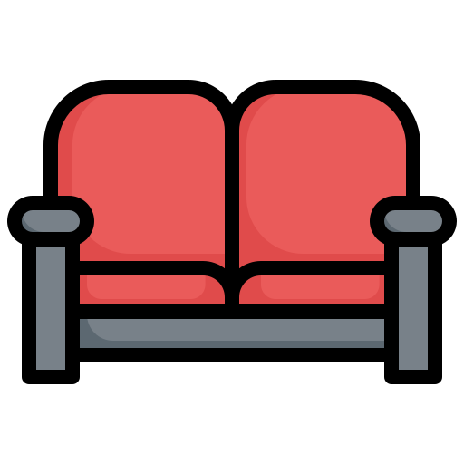 asiento de cine icono gratis