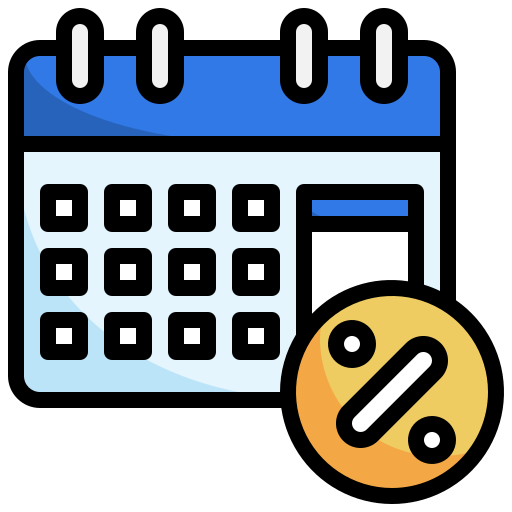 calendário grátis ícone