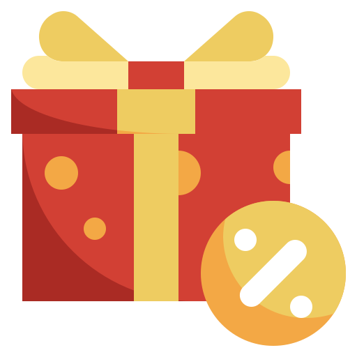 caja de regalo icono gratis